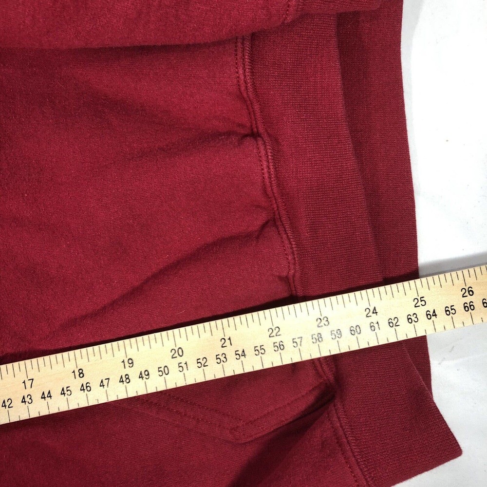 TIN MILL BREWING CO HOODIE MENS LARGE RED HERMANN MISSOURI HOODED SWEATSHIRT - Picture 10 of 10